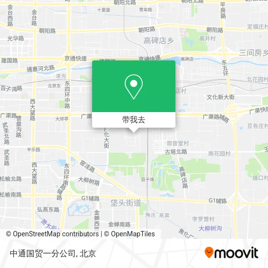 中通国贸一分公司地图