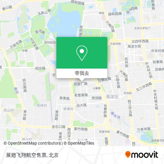 展翅飞翔航空售票地图