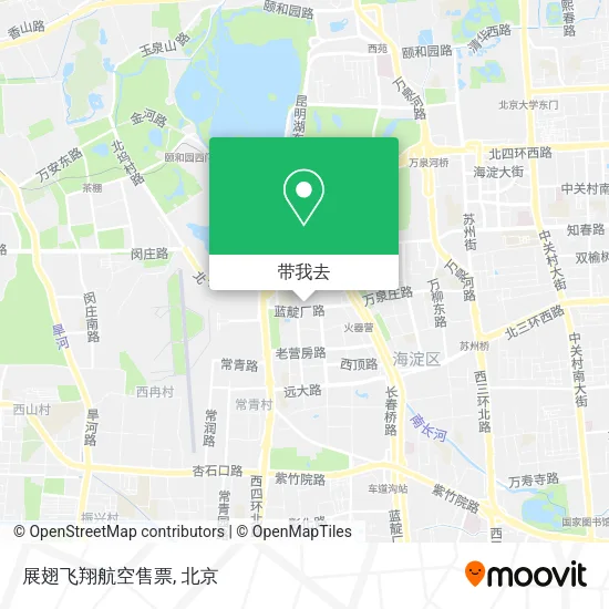 展翅飞翔航空售票地图