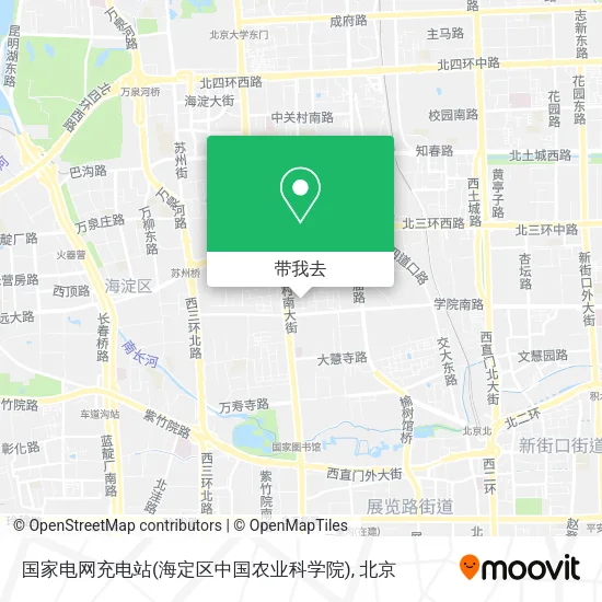 国家电网充电站(海定区中国农业科学院)地图