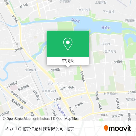 科影世通北京信息科技有限公司地图