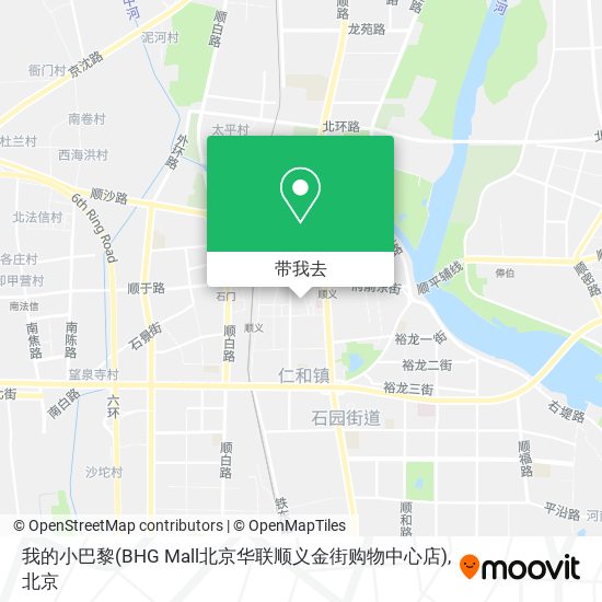 我的小巴黎(BHG Mall北京华联顺义金街购物中心店)地图