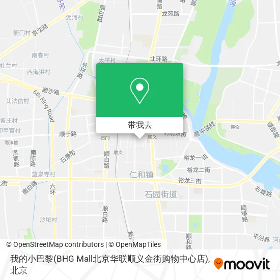我的小巴黎(BHG Mall北京华联顺义金街购物中心店)地图