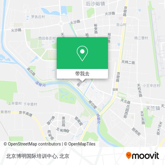 北京博明国际培训中心地图
