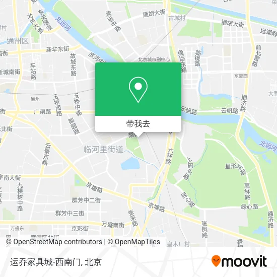 运乔家具城-西南门地图
