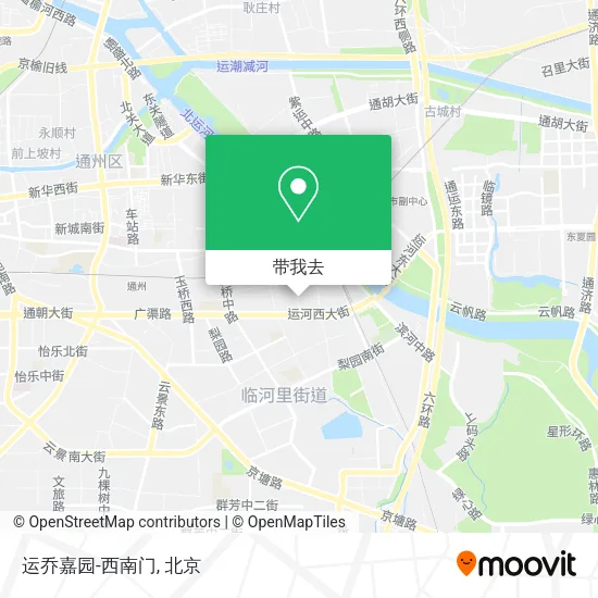 运乔嘉园-西南门地图