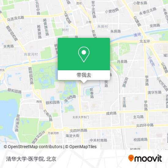 清华大学-医学院地图