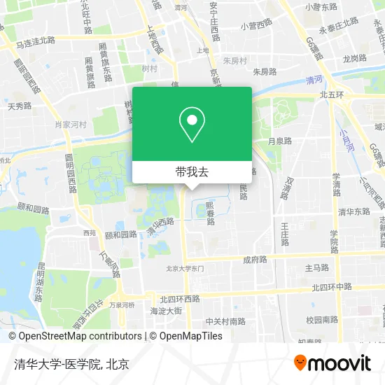 清华大学-医学院地图