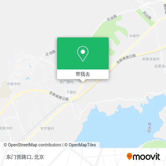 东门营路口地图