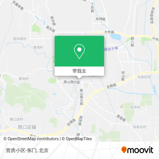 营房小区-东门地图