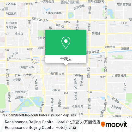 Renaissance Beijing Capital Hotel地图