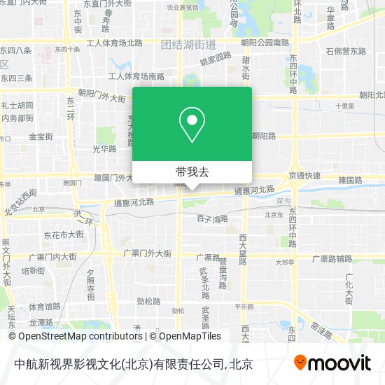 中航新视界影视文化(北京)有限责任公司地图