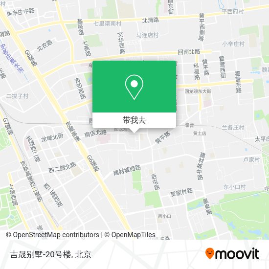 吉晟别墅-20号楼地图
