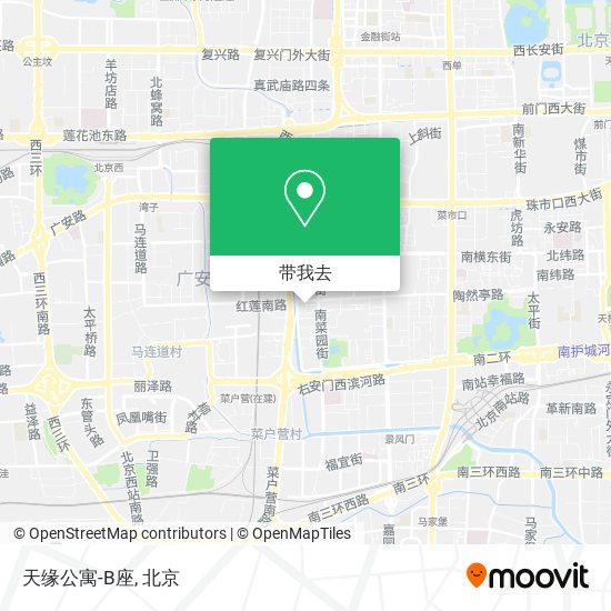 天缘公寓-B座地图
