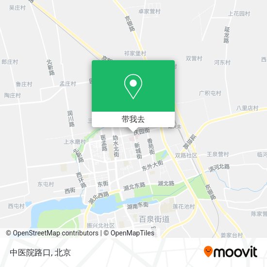 中医院路口地图