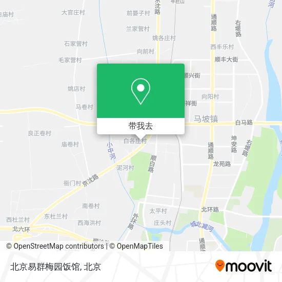 北京易群梅园饭馆地图