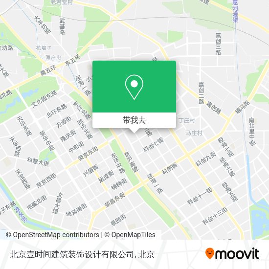 北京壹时间建筑装饰设计有限公司地图
