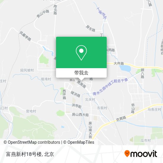 富燕新村18号楼地图
