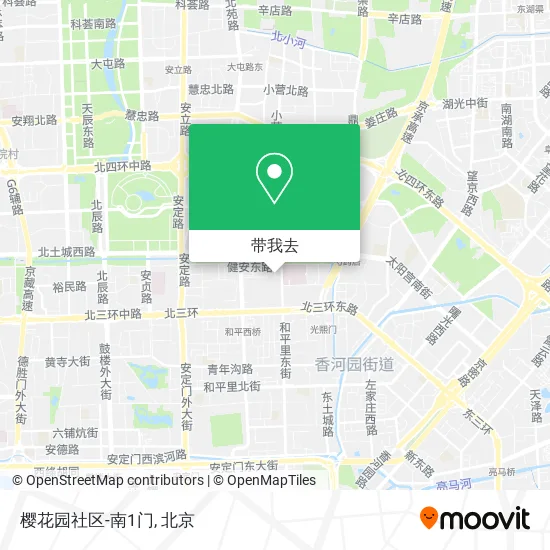 樱花园社区-南1门地图
