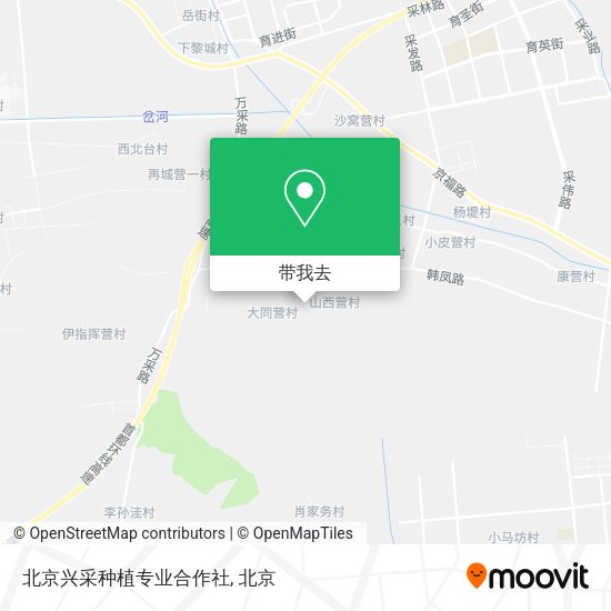 北京兴采种植专业合作社地图
