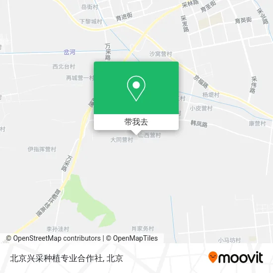 北京兴采种植专业合作社地图
