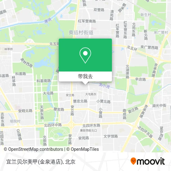 宜兰贝尔美甲(金泉港店)地图