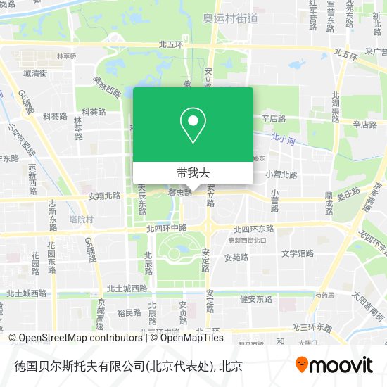 德国贝尔斯托夫有限公司(北京代表处)地图