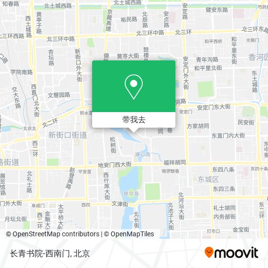 长青书院-西南门地图