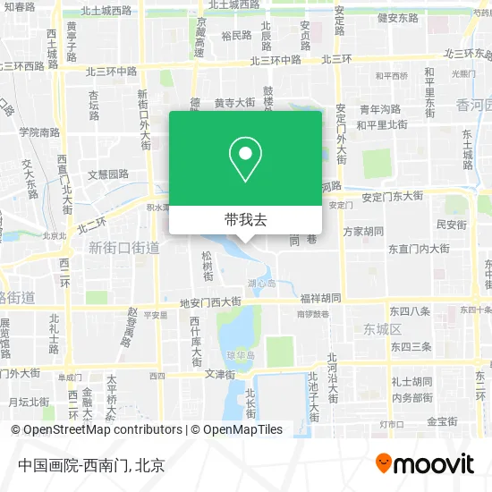 中国画院-西南门地图