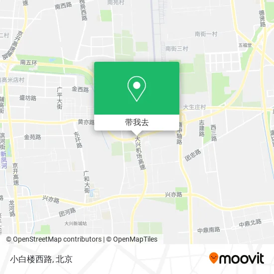 小白楼西路地图