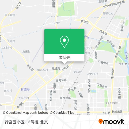 行宫园小区-13号楼地图
