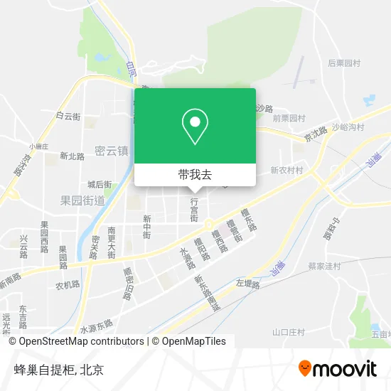 蜂巢自提柜地图