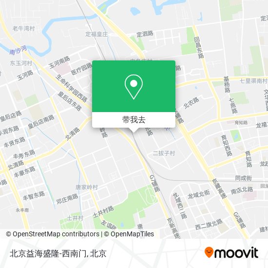 北京益海盛隆-西南门地图