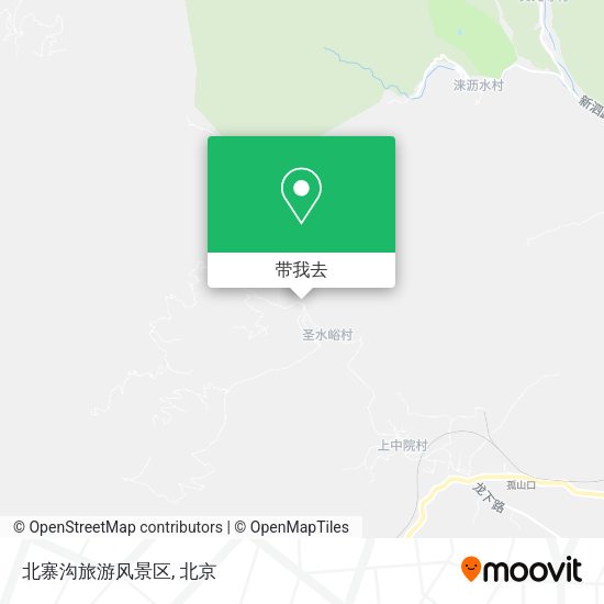 北寨沟旅游风景区地图