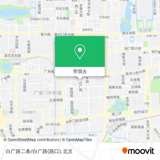 白广路二条/白广路(路口)地图