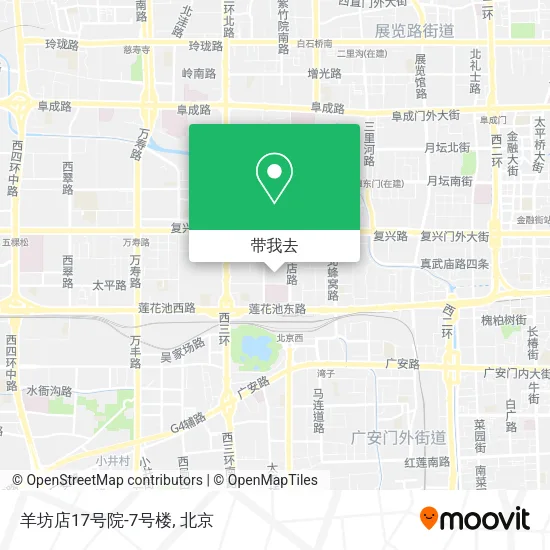 羊坊店17号院-7号楼地图