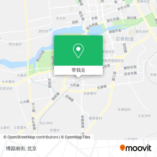 博园南街地图