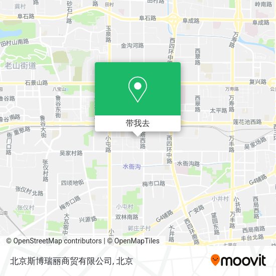 北京斯博瑞丽商贸有限公司地图