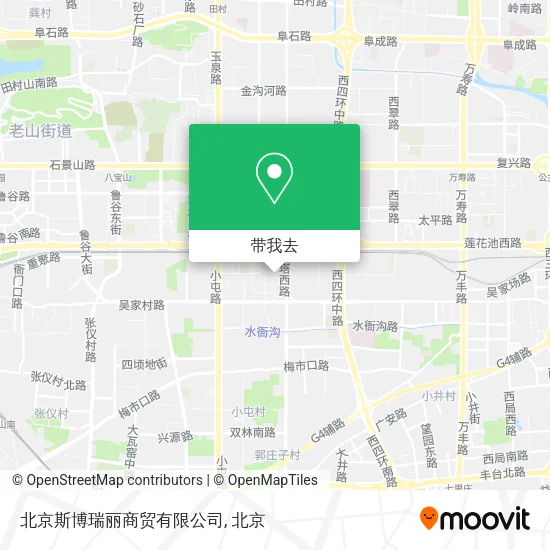 北京斯博瑞丽商贸有限公司地图