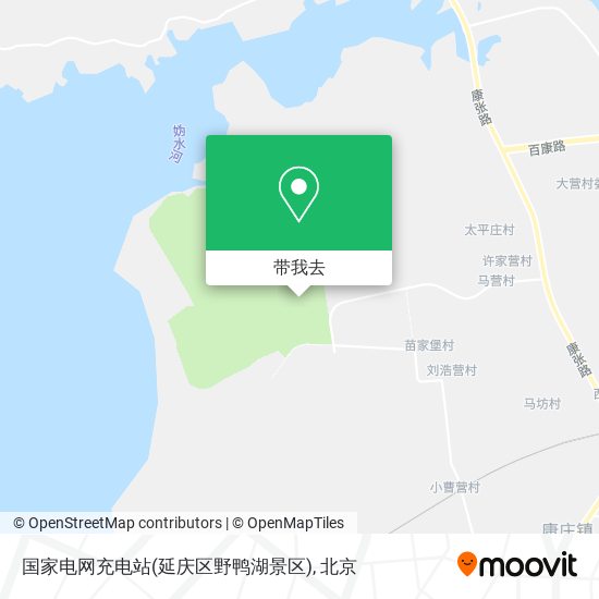 国家电网充电站(延庆区野鸭湖景区)地图