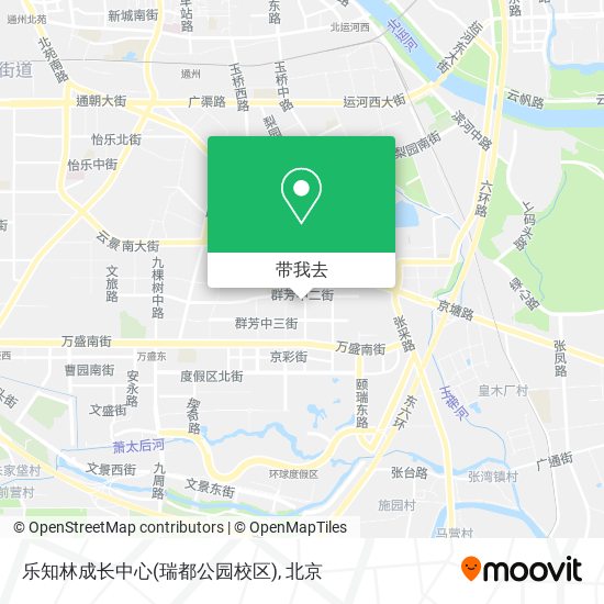 乐知林成长中心(瑞都公园校区)地图