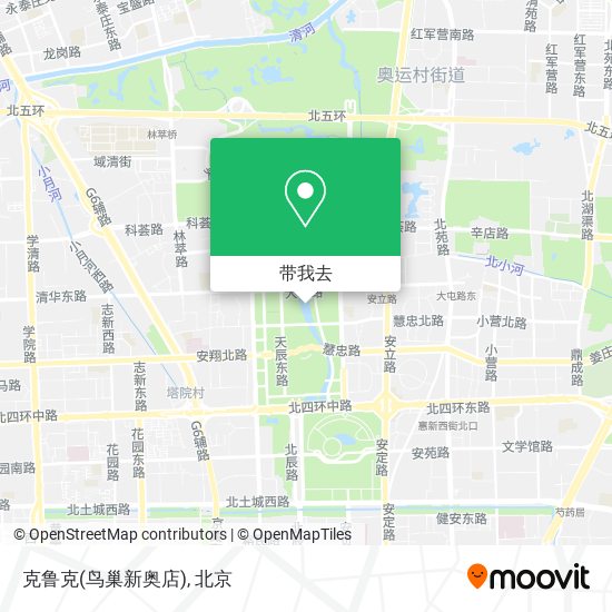 克鲁克(鸟巢新奥店)地图