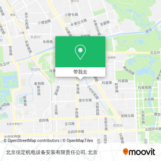 北京佳定机电设备安装有限责任公司地图