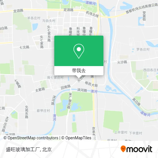 盛旺玻璃加工厂地图