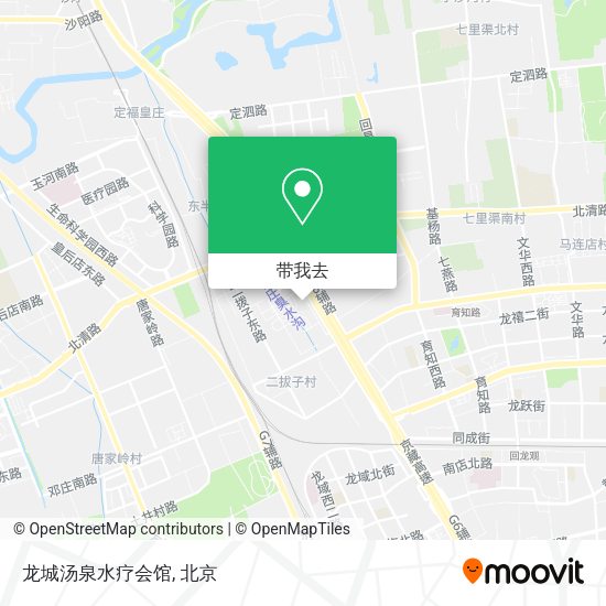 龙城汤泉水疗会馆地图