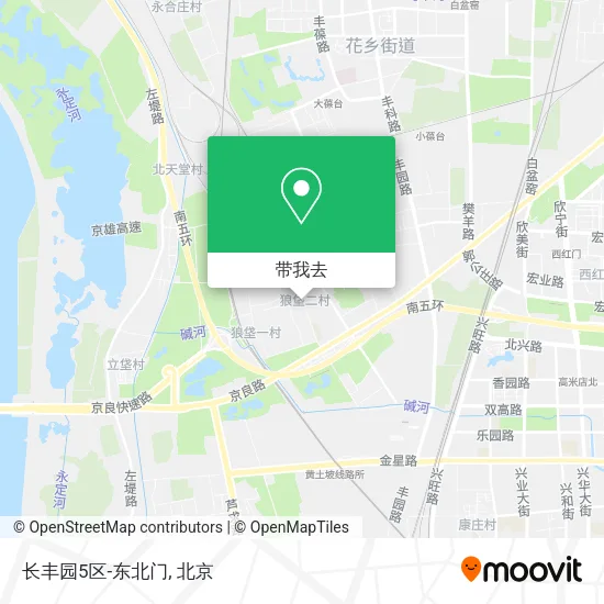 长丰园5区-东北门地图