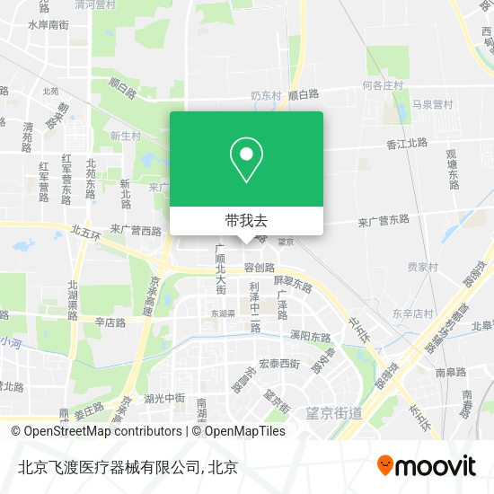 北京飞渡医疗器械有限公司地图