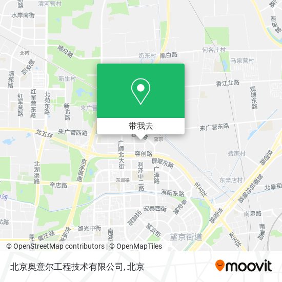 北京奥意尔工程技术有限公司地图