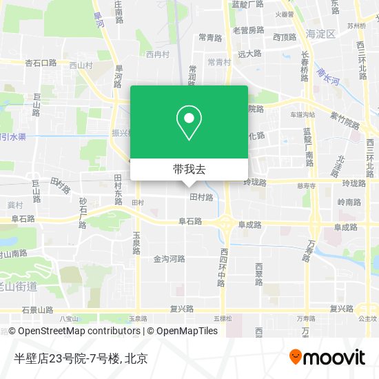 半壁店23号院-7号楼地图