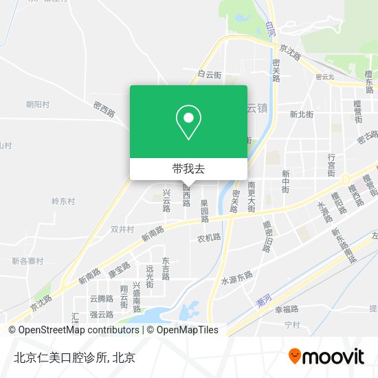 北京仁美口腔诊所地图